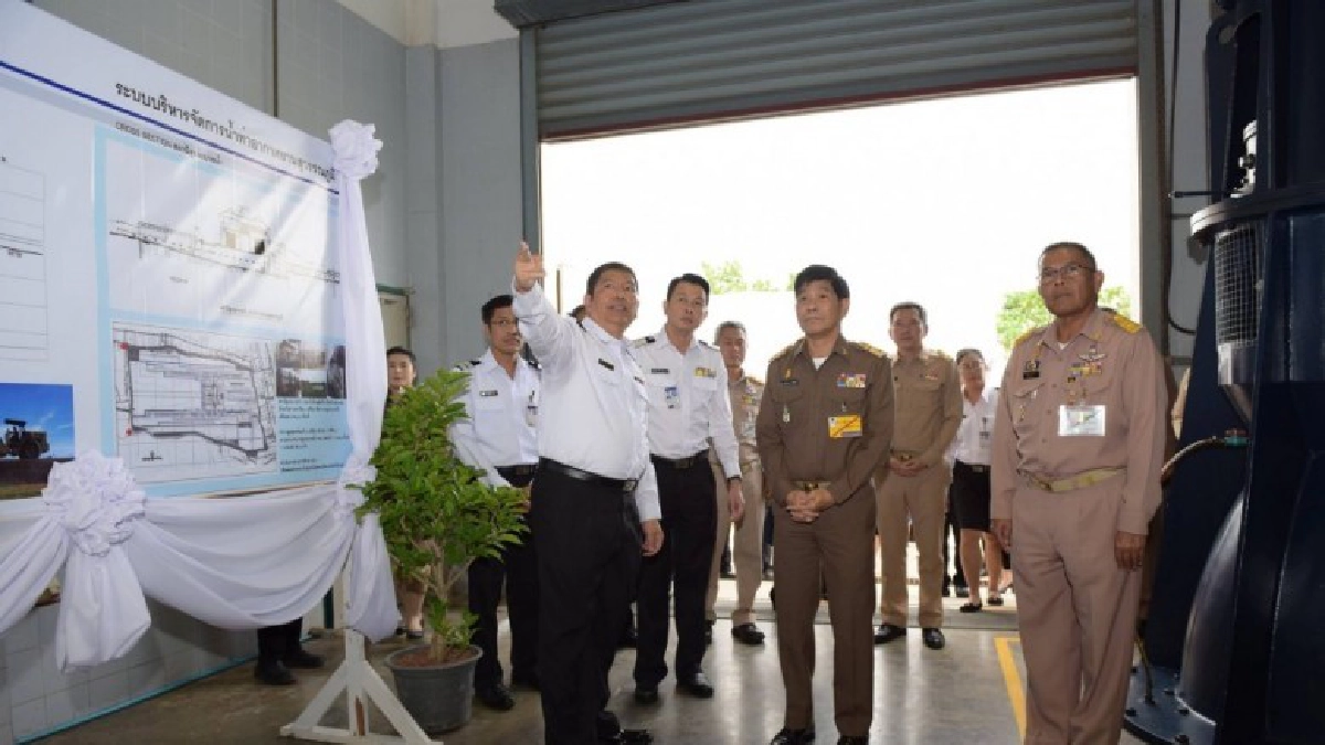 โครงการระบายน้ำสนามบินสุวรรณภูมิแม่แบบจัดการน้ำทั้งระบบ