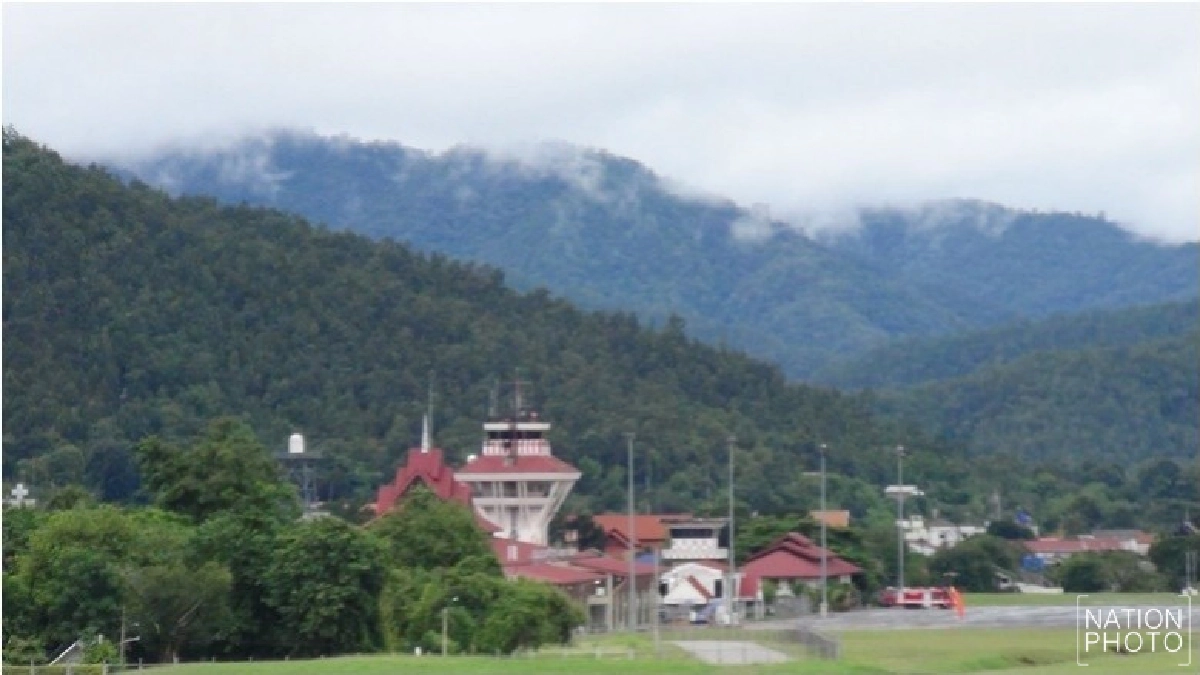 ฝนถล่มแม่ฮ่องสอน 'บางกอกแอร์เวย์'ยกเลิกเที่ยวบิน 