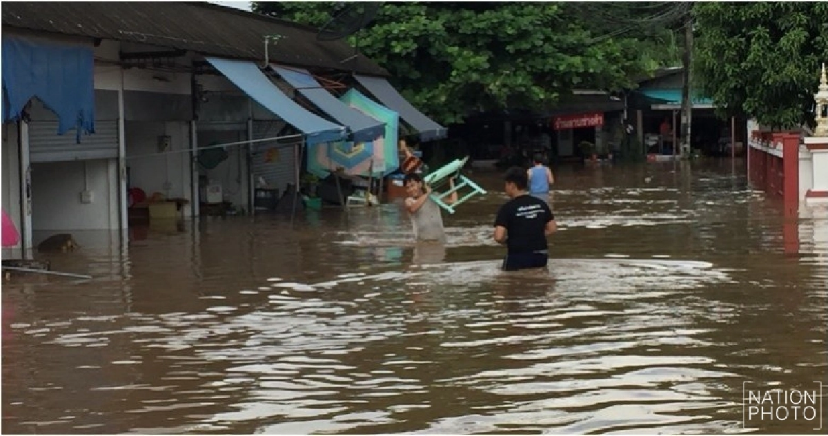 อ่วม! น้ำป่าหลากท่วม อ.หางดง 5 ตำบล