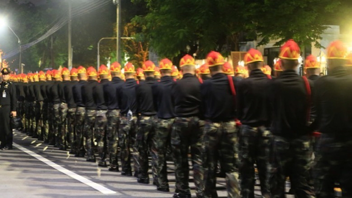  ซ้อมริ้วขบวนพระบรมราชอิสริยยศฯ เคลื่อนพระบรมศพ (ภาพชุด)