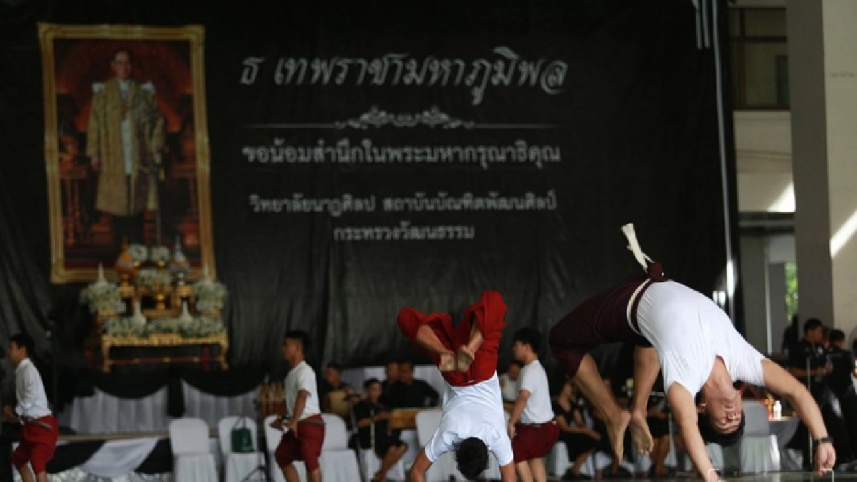 (คลิป-ภาพชุด) กรมศิลป์จัดซ้อมโขนหน้าพระที่นั่งทรงธรรม 