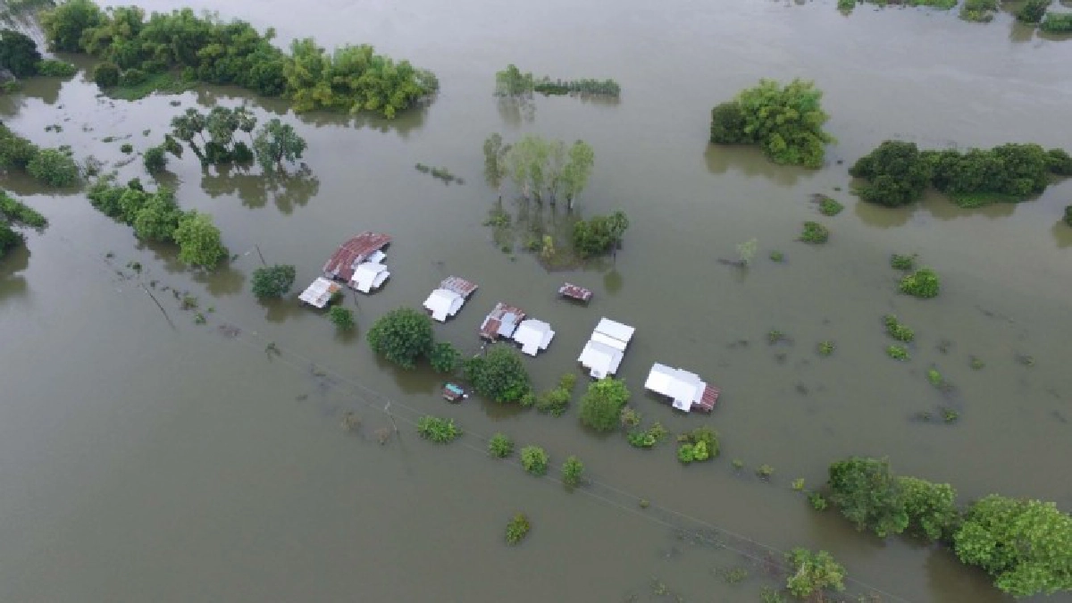  อ.บางระกำช้ำหนักระดับน้ำในทุ่งเพิ่มขึ้น 550 ล้านลบ.ม.