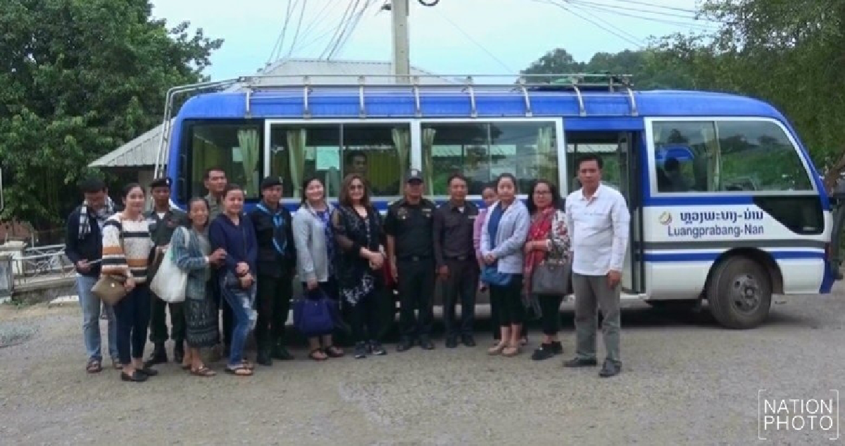 ปฐมฤกษ์ !! เปิดเดินรถโดยสารลาว-ไทย ‘หลวงพระบาง-น่าน’