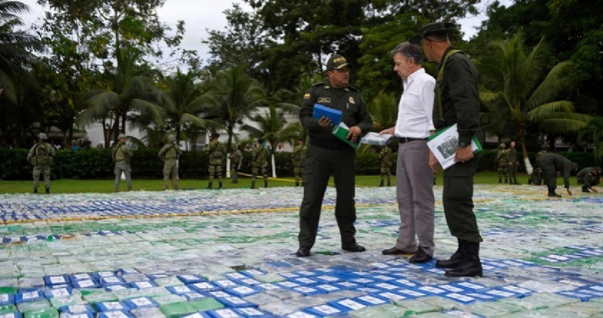 โคลอมเบียยึดโคเคนทุบสถิติหมื่นล้าน