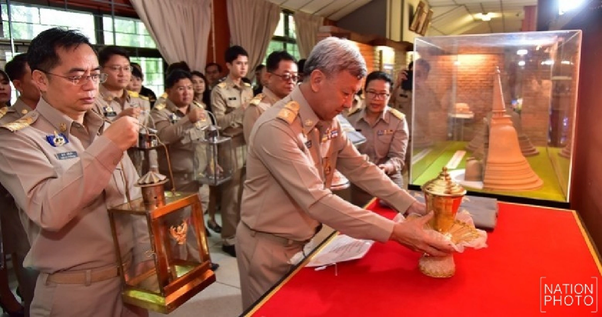 อัญเชิญ ‘พระโกศ’ เก็บไว้ในพิพิธภัณฑสถานแห่งชาติพระปฐมเจดีย์