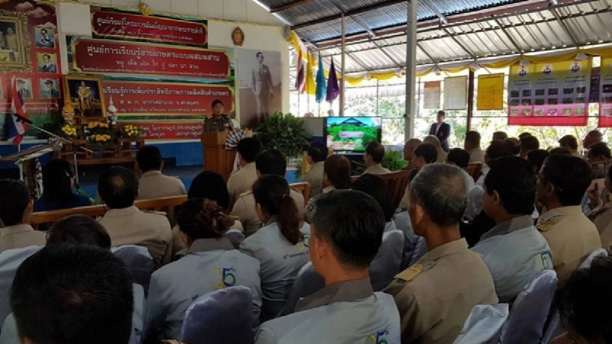 องคมนตรีติดตามโครงการอันเนื่องมาจากพระราชดำริพื้นที่ภาคอีสาน