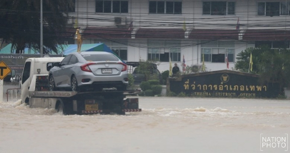 ‘อ.เทพา’ หนักสุด !! 10 อำเภอสงขลาประสบภัยน้ำท่วม