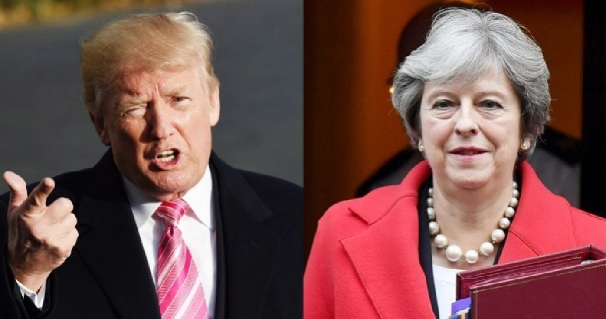 “ทรัมป์”สวนกลับ“เทเรซา เมย์”
