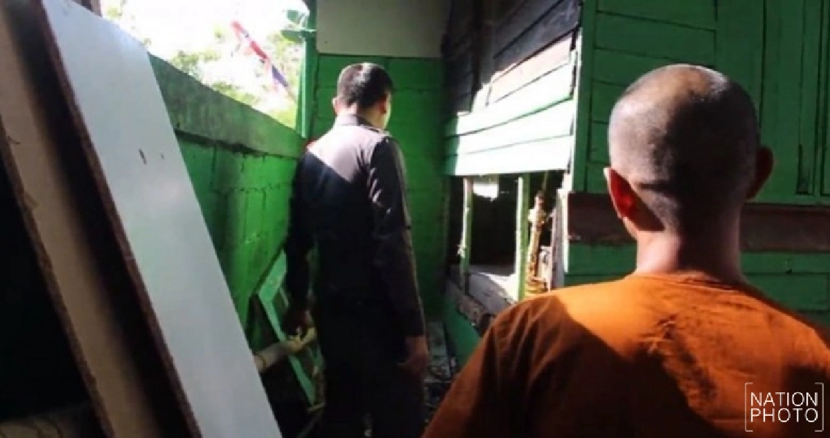 โจรงัดกุฏิลักเงิน 3 พันหนีลอยนวล โจรงัดกุฏิลักเงิน 3 พันหนีลอยนวล