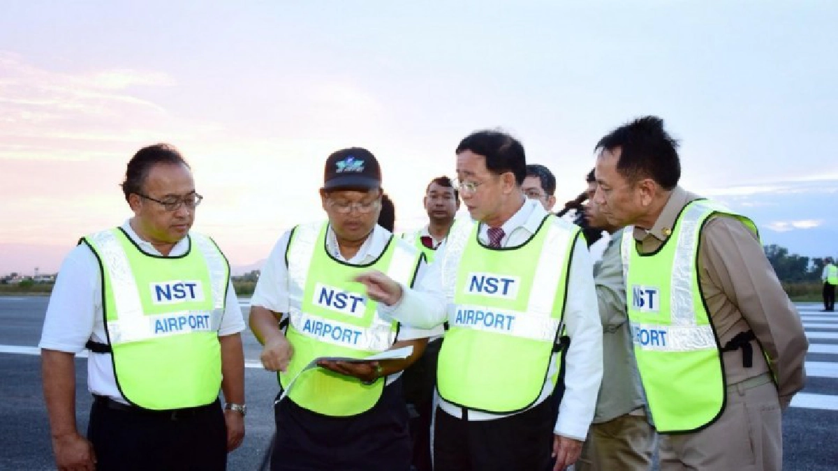 "อาคม"ตรวจเยี่ยมท่าอากาศยานนครศรีธรรมราช "อาคม"ตรวจเยี่ยมท่าอากาศยานนครศรีธรรมราช
