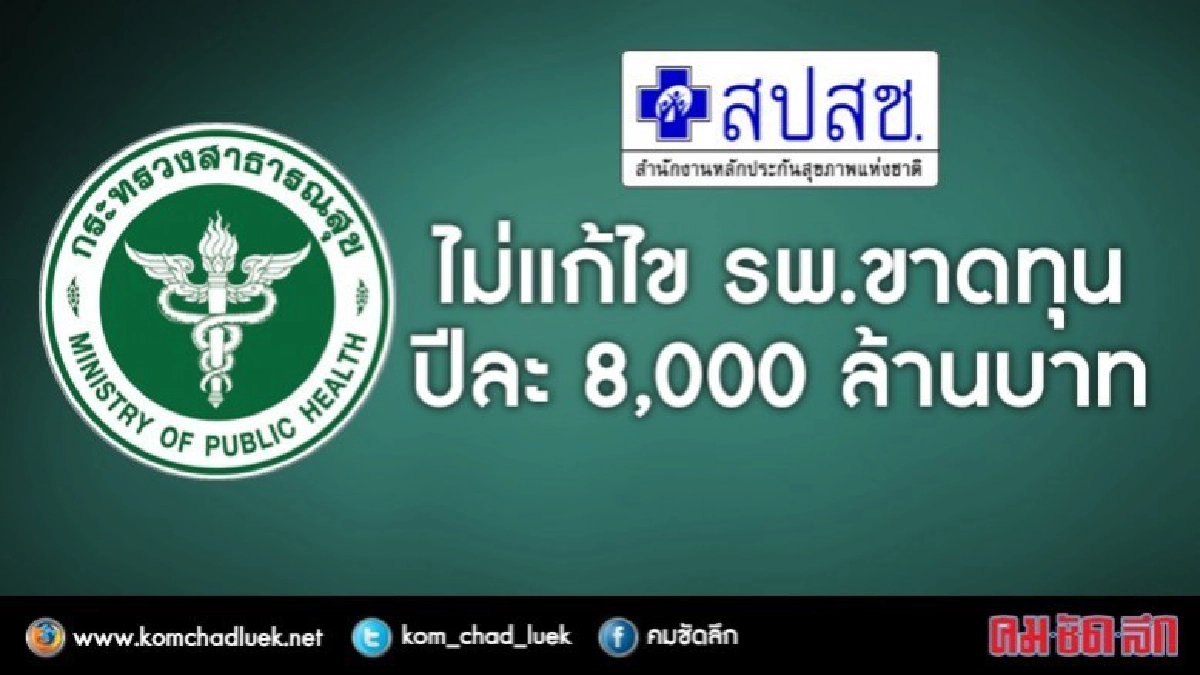 แพทยสภาชงสปสช.ค้างเงินต้องติดสถานะ "ลูกหนี้"รพ. แพทยสภาชงสปสช.ค้างเงินต้องติดสถานะ "ลูกหนี้"รพ.