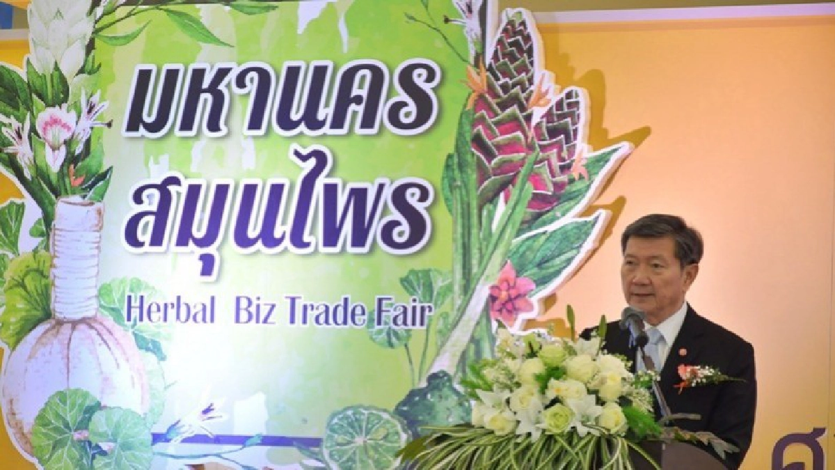 สธ.ดันตลาดซื้อ-ขายสมุนไพรครบวงจร