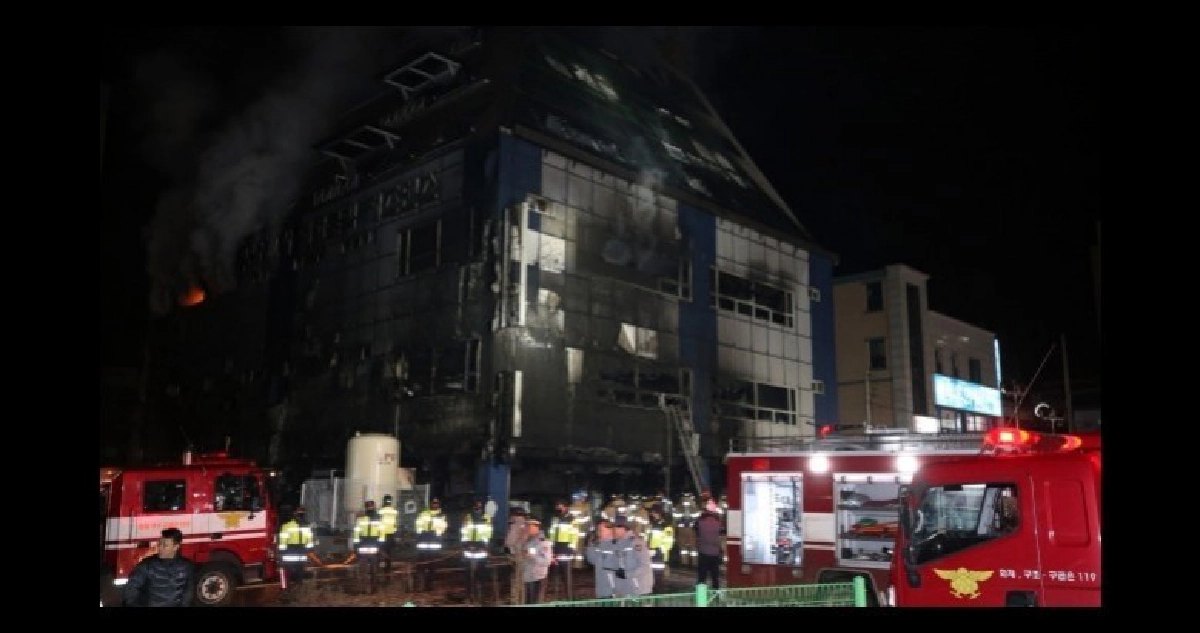 ไฟไหม้สยองห้องซาวนาในเกาหลีใต้ดับ 28