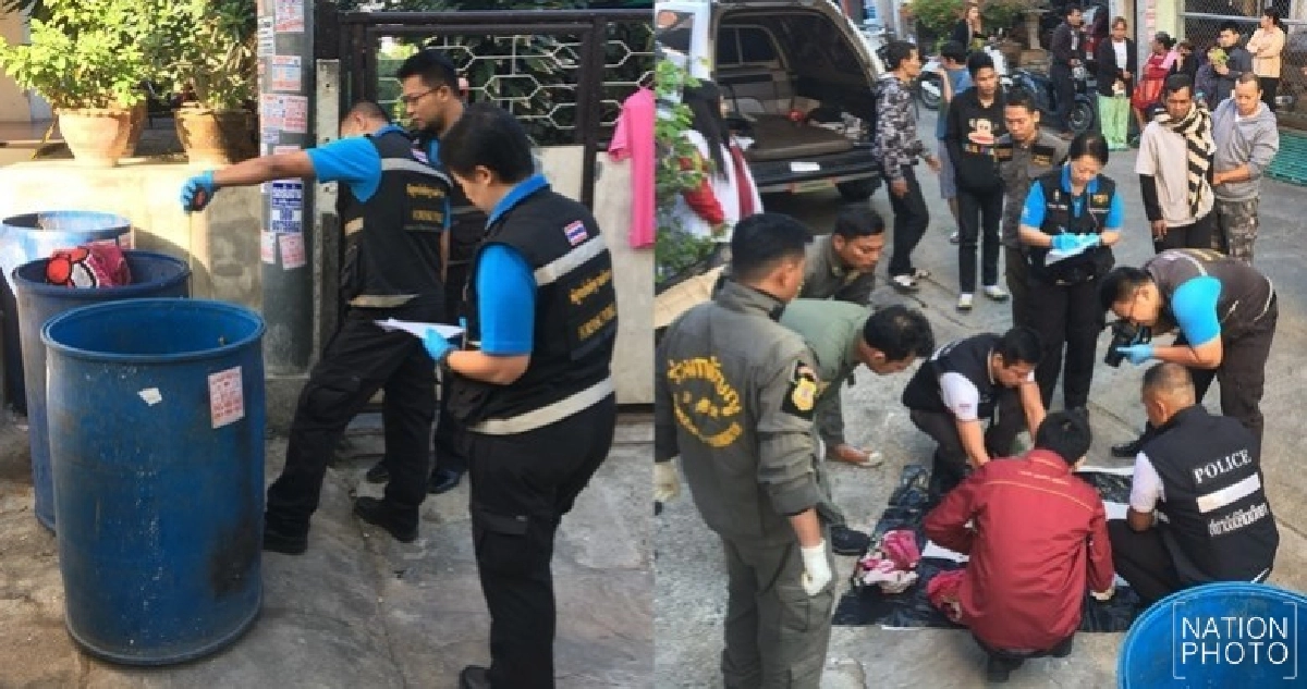 สลด !! พบศพทารกในถังขยะย่านลาดกระบัง