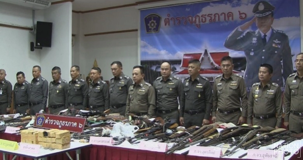 ผบช.ภ.6 แถลงผลกวาดล้างอาชญากรรมปีใหม่-ภาพรวมดีขึ้น ผบช.ภ.6 แถลงผลกวาดล้างอาชญากรรมปีใหม่-ภาพรวมดีขึ้น