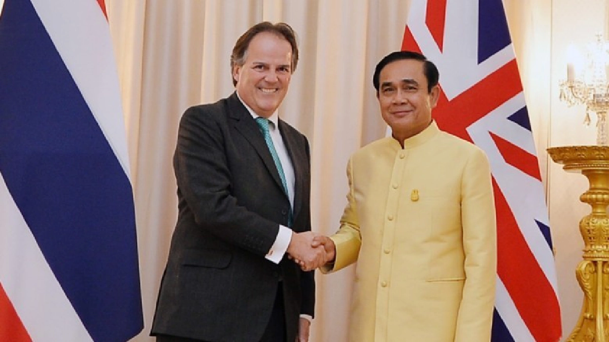 สานสัมพันธ์ไทย-อังกฤษ "รมช.ตปท.สหราชอาณาจักร" เข้าพบ นายกตู่