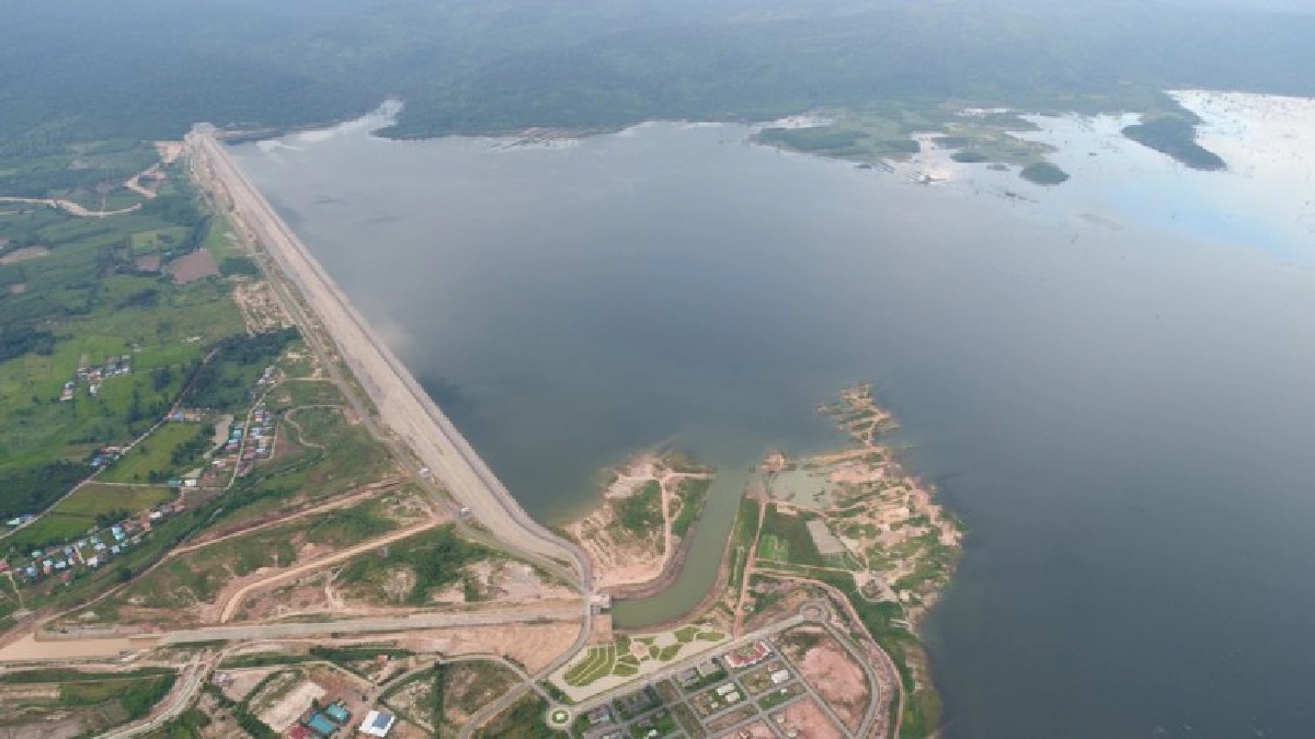 อ่างเก็บน้ำนฤบดินทรจินดาไล่น้ำเค็มสำเร็จ