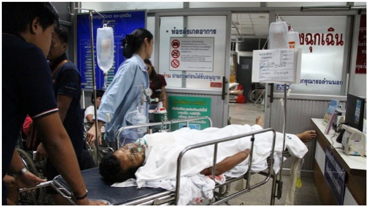 คมกระสุนปริศนาฝังในร่างกายหนุ่มโชเฟอร์รถตู้หวิดดับ!!