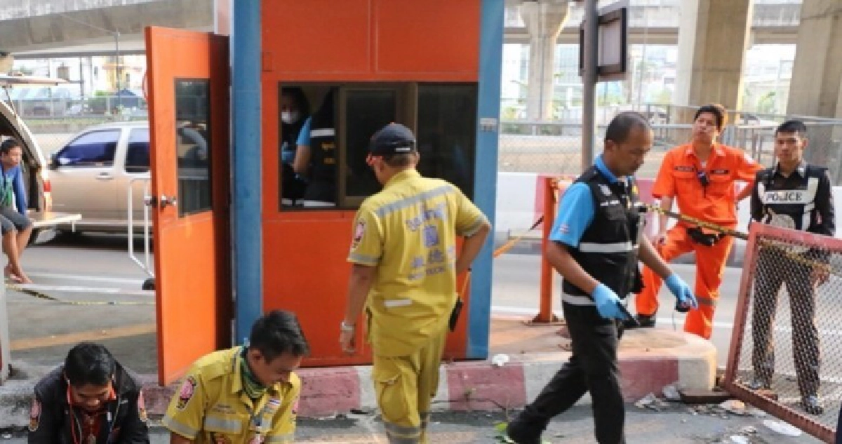พบศพผูกคอในป้อมเก็บค่าผ่านทาง พบศพผูกคอในป้อมเก็บค่าผ่านทาง