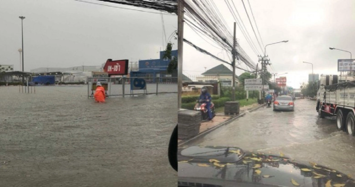 (ภาพชุด) ฝนถล่มกรุง! ถ.ศรีนครินทร์-บางนาท่วมสูง (ภาพชุด) ฝนถล่มกรุง! ถ.ศรีนครินทร์-บางนาท่วมสูง
