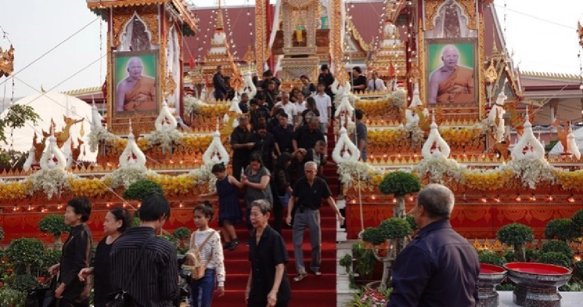 พระราชทานเพลิงศพอดีตเจ้าอาวาสวัดโพสพผลเจริญ