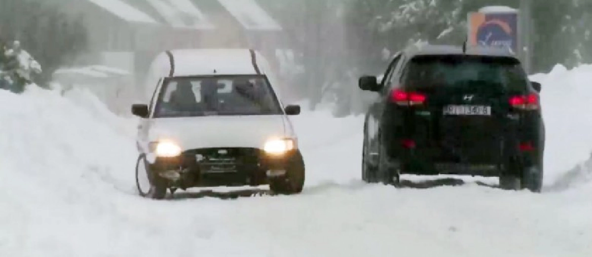 โครเอเชีย"หิมะ" ตกหนัก!! 