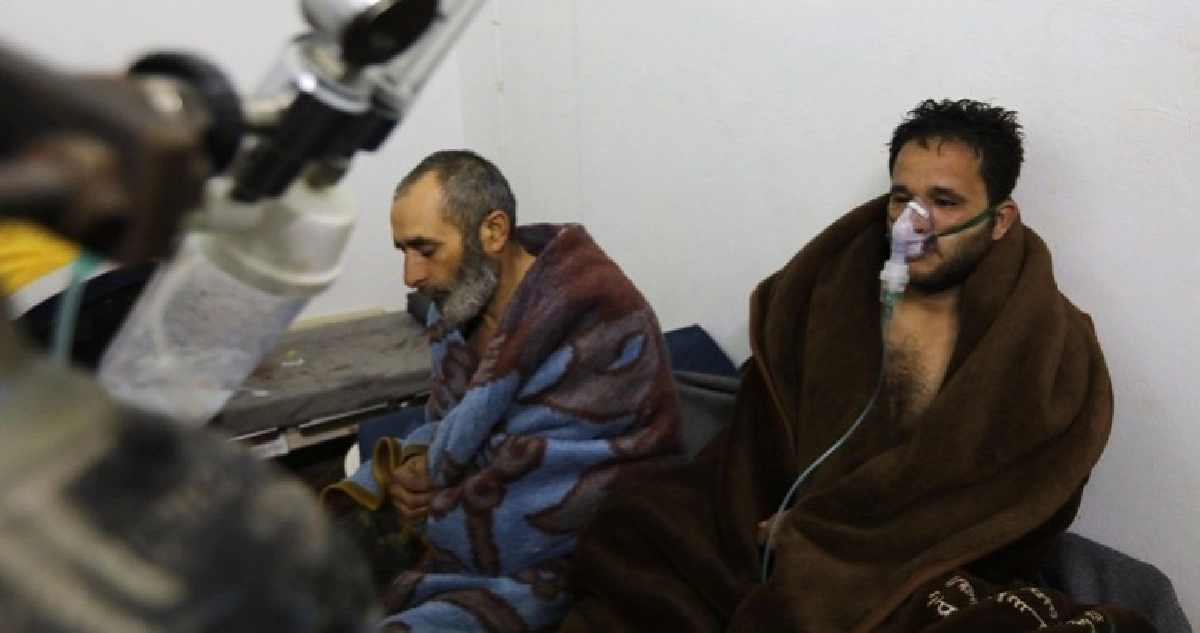 ชาวบ้านซีเรียหายใจไม่ออกหลังโดนถล่ม