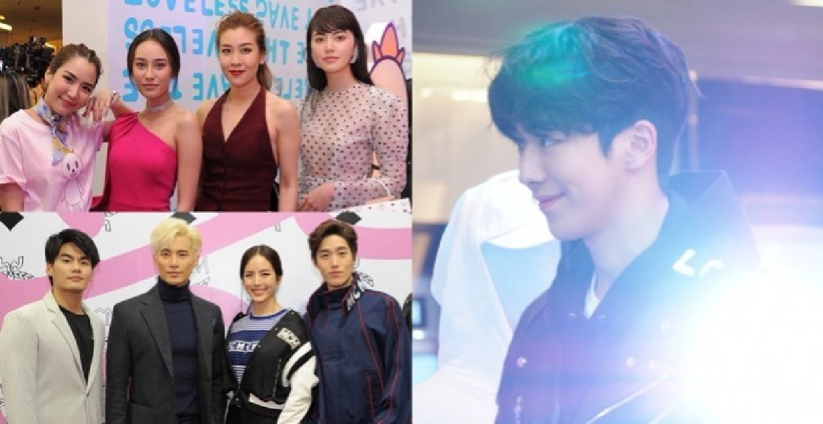 'ใหม่-ณิชา-บี้-ฮั่น' กระทบไหล่ 'นัมจูฮยอก' 'ใหม่-ณิชา-บี้-ฮั่น' กระทบไหล่ 'นัมจูฮยอก'