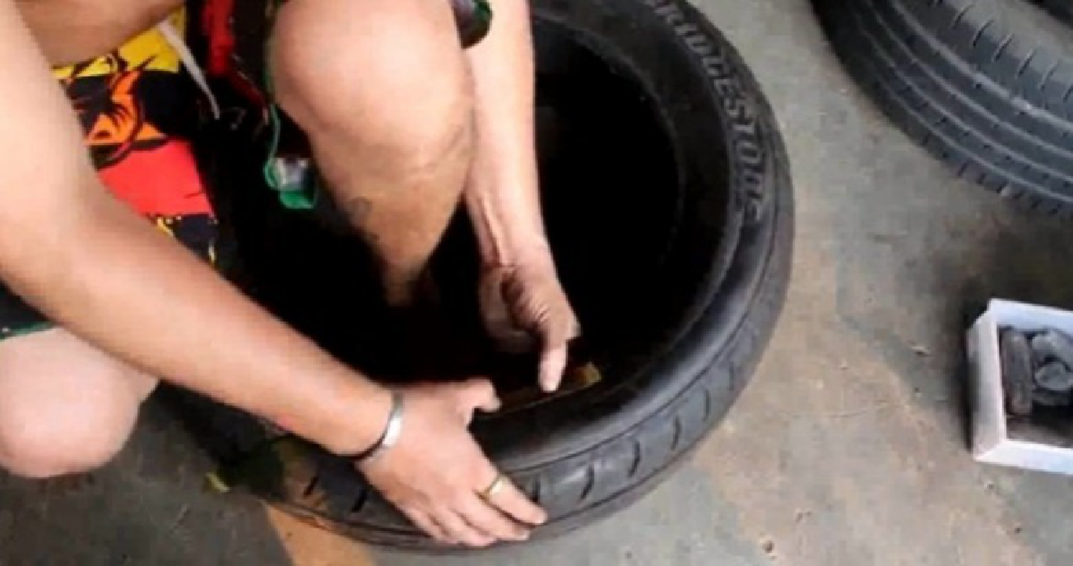 รวบมือดีแกะดอกยางรถยนต์-ปั๊มวันผลิตใหม่