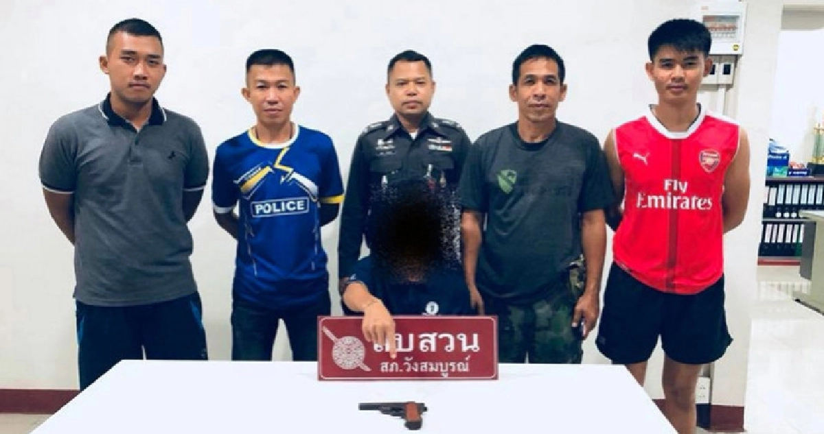 เข้มสันเขื่อนพระสะทึงหลังวัยรุ่นไล่ยิงรถคว่ำเจ็บสาหัส