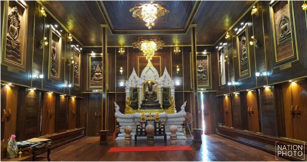 ตระการตา! พระพุทธรูปตกแต่งด้วยกะลามะพร้าว ตระการตา! พระพุทธรูปตกแต่งด้วยกะลามะพร้าว