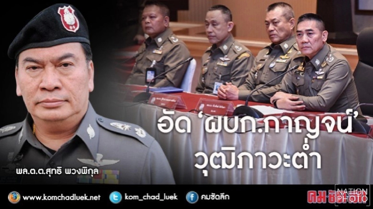 "ผบก.กาญจน์" ปัดพันคดีหวย 30 ล. 