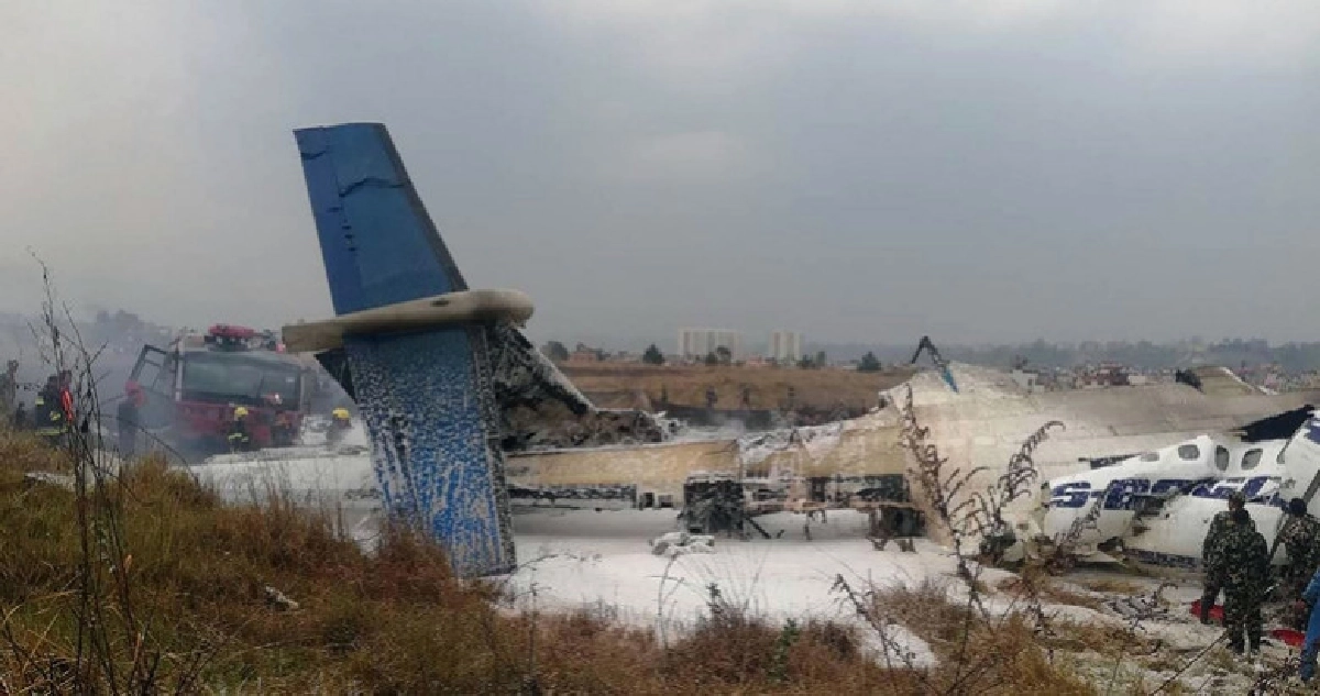 บินบังกลาเทศตกสนามบินเนปาลดับ 40