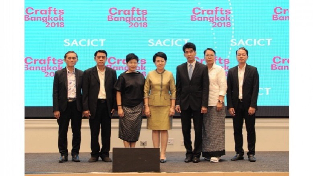 SACICT ชวนเที่ยวงานศิลป์ CRAFTS BANGKOK 2018