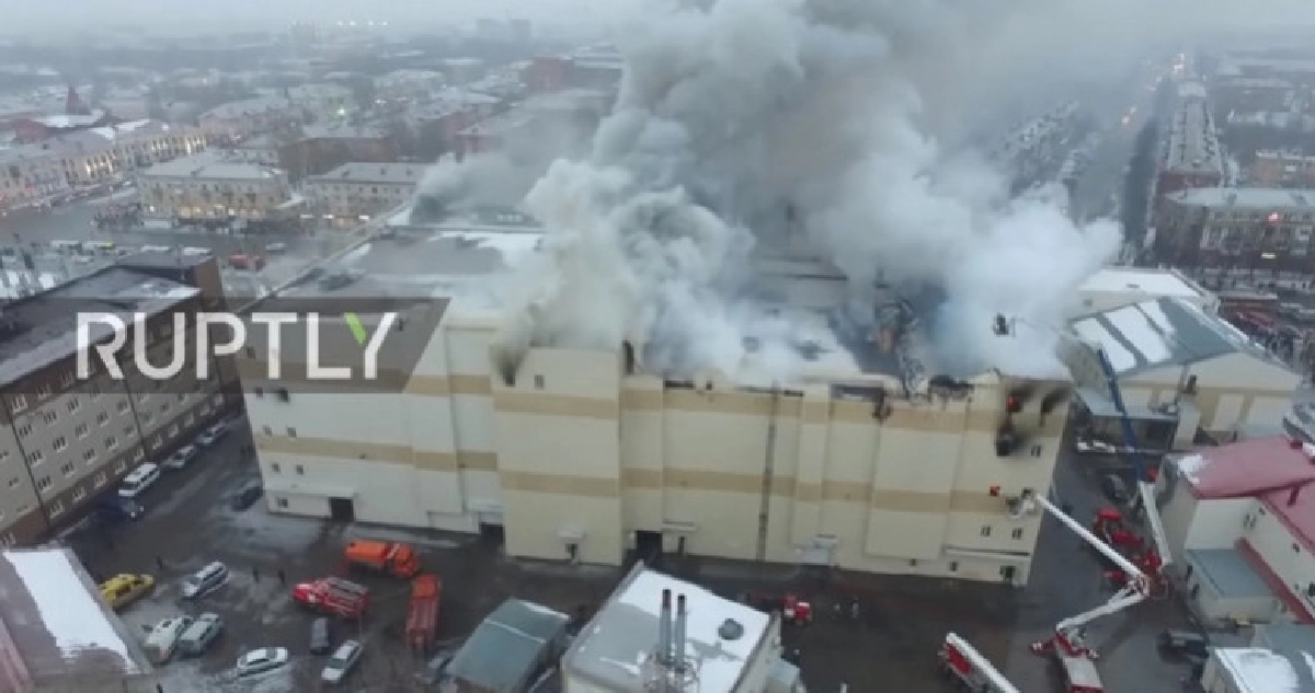 ไฟไหม้ห้างรัสเซียคร่า 53 ชีวิต