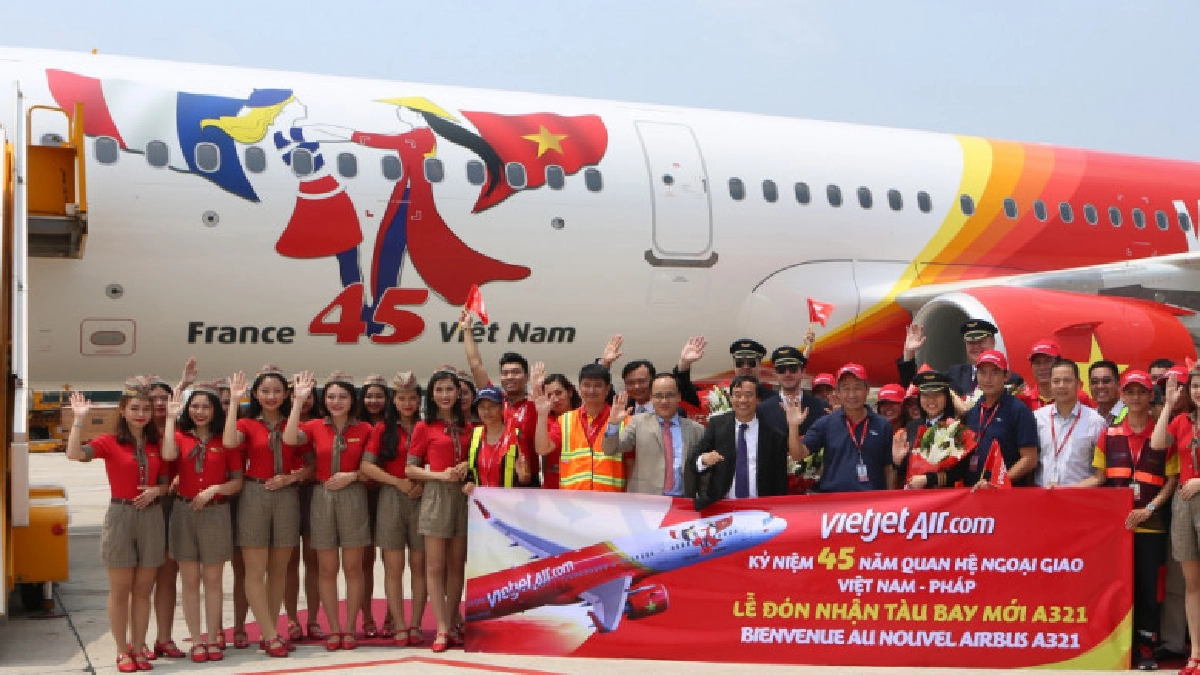 เวียตเจ็ทรับมอบเครื่องบินแอร์บัส A321 ลำใหม่