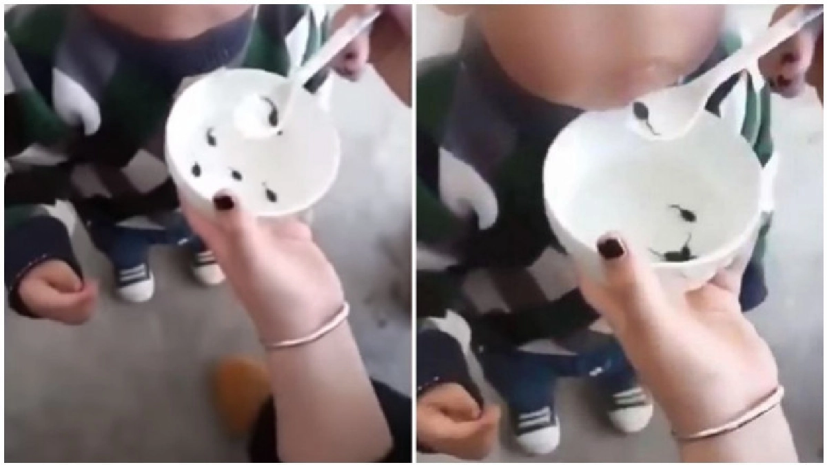 ชาวเน็ตจีนรุมตำหนิแม่ป้อน"ลูกอ๊อด"ให้ลูกกิน 