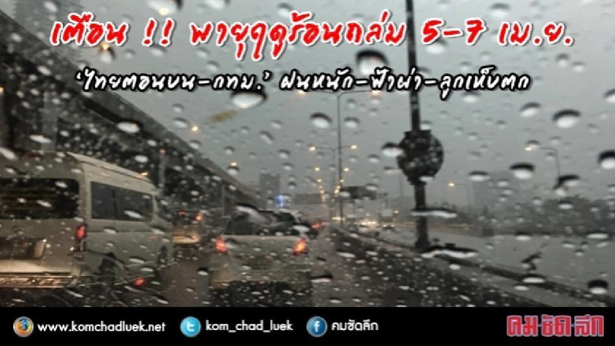 อุตุฯเตือน 'พายุฤดูร้อน' ฉบับที่ 6 อุตุฯเตือน 'พายุฤดูร้อน' ฉบับที่ 6