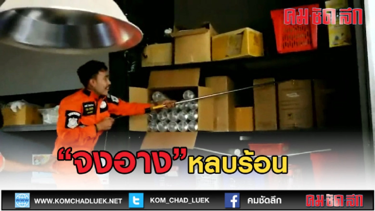 (คลิปข่าว) จงอางหลบร้อน แล้วคนจะไปไหน