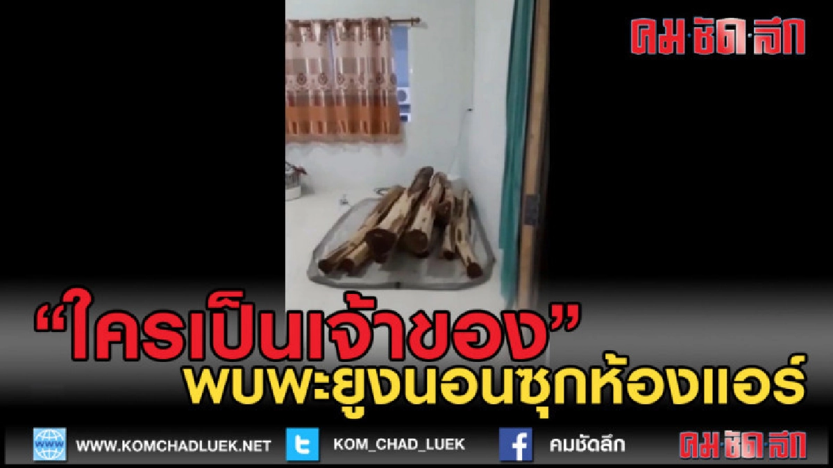 (คลิปข่าว) ค้นบ้านริมโขง พบพะยูงนอนห้องแอร์ (คลิปข่าว) ค้นบ้านริมโขง พบพะยูงนอนห้องแอร์