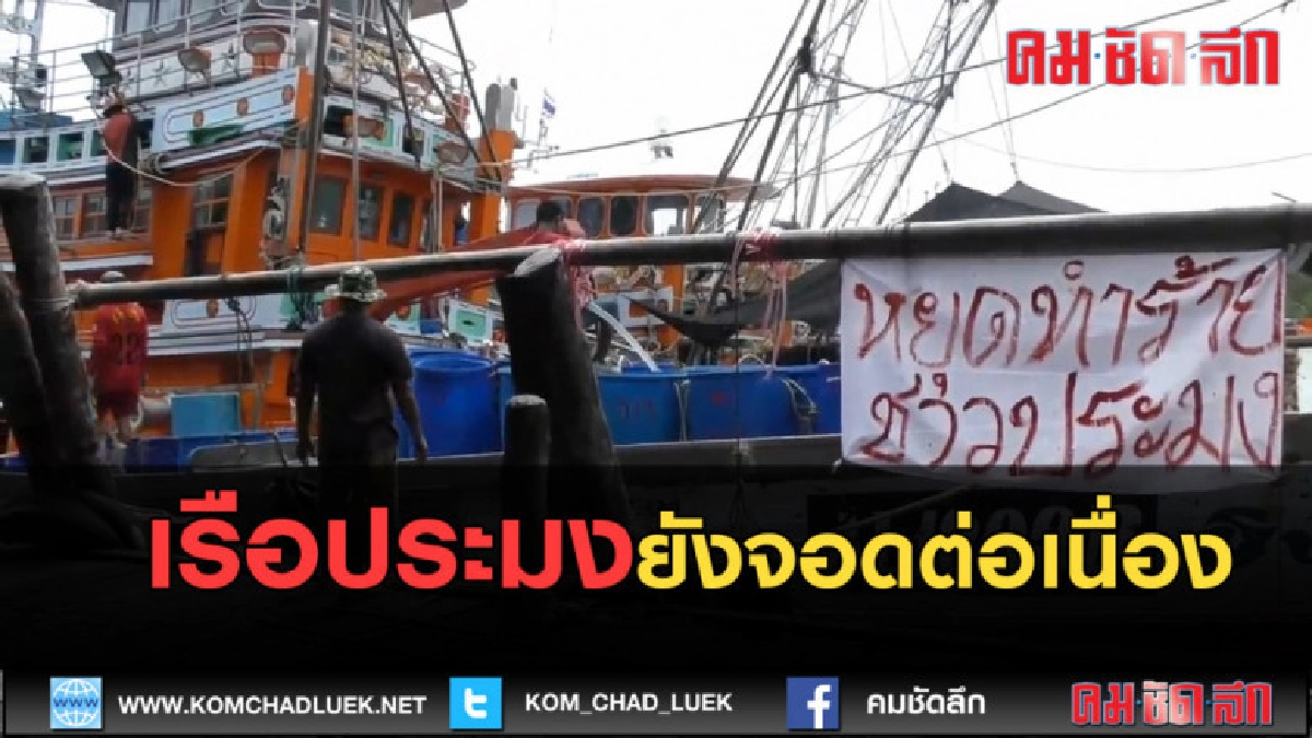(คลิปข่าว) เรือประมงที่ตรังยังจอดต่อเนื่อง