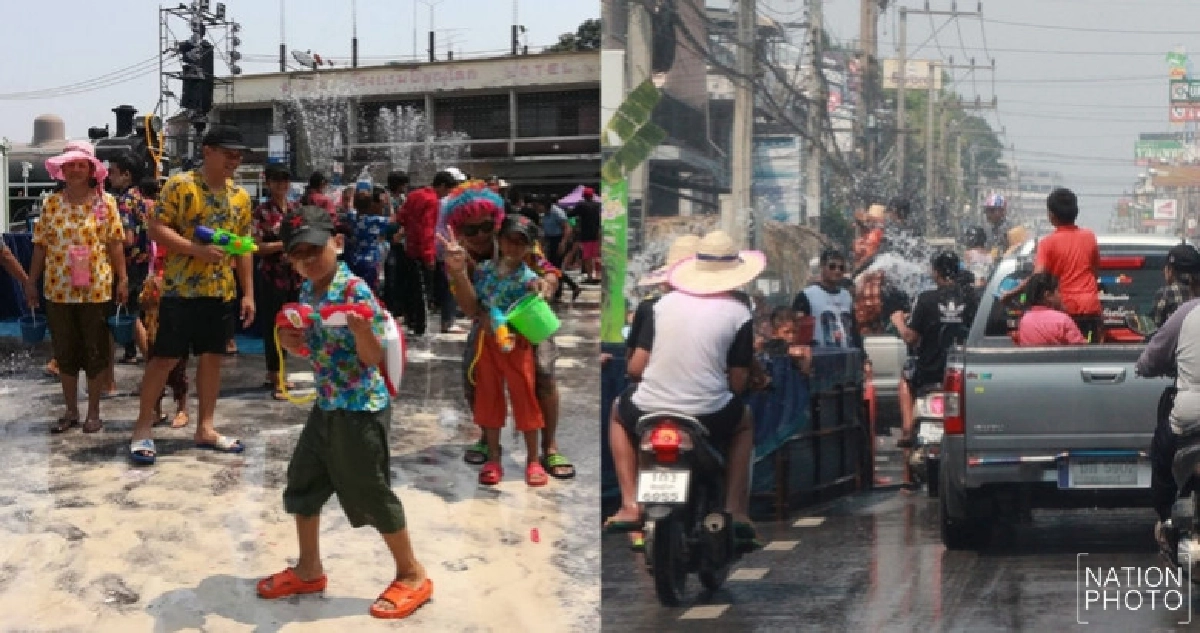 สงกรานต์พิษณุโลกวันสุดท้ายคึกคัก สงกรานต์พิษณุโลกวันสุดท้ายคึกคัก