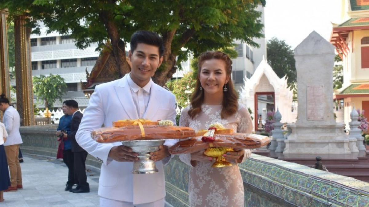 'จ๊ะ – มังกร' ปลื้มใจ เข้าเฝ้าถวายสักการะ สมเด็จพระสังฆราช
