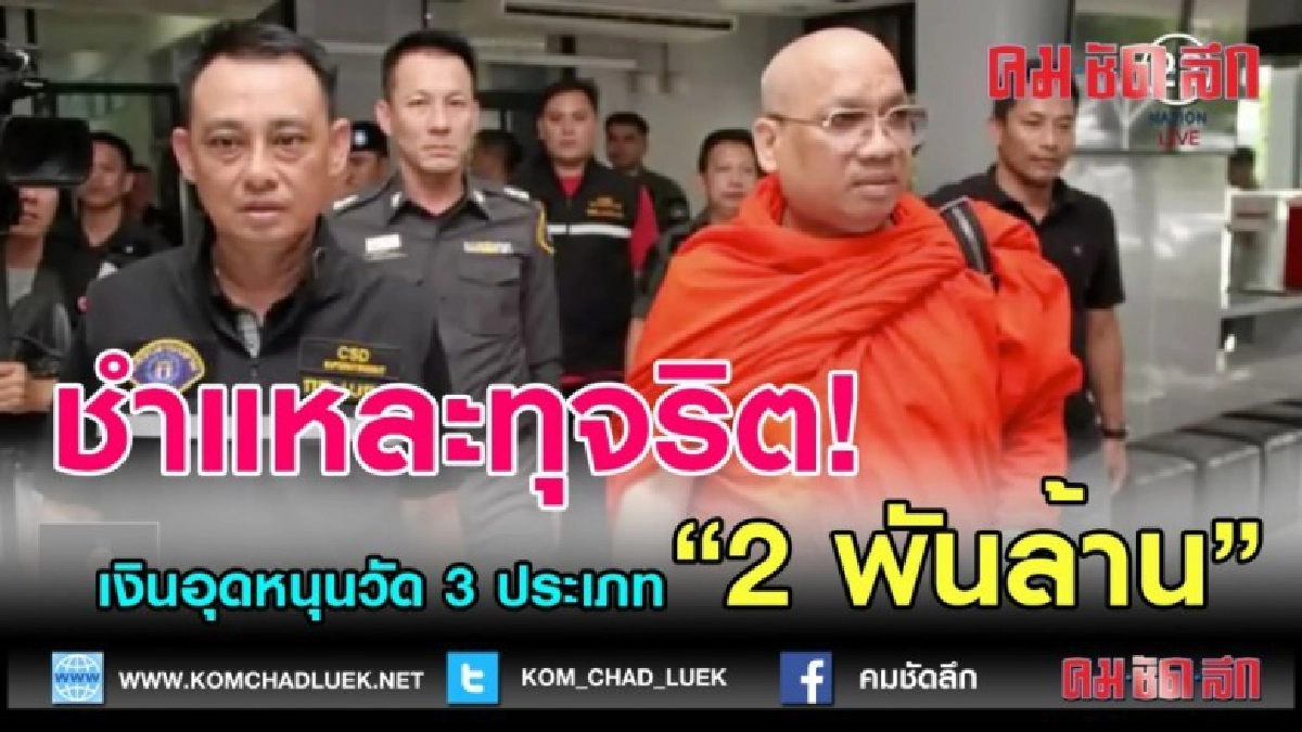 (คลิปข่าว)ชำแหละทุจริตเงินอุดหนุนวัด 3 ประเภท 2 พันล้าน (คลิปข่าว)ชำแหละทุจริตเงินอุดหนุนวัด 3 ประเภท 2 พันล้าน
