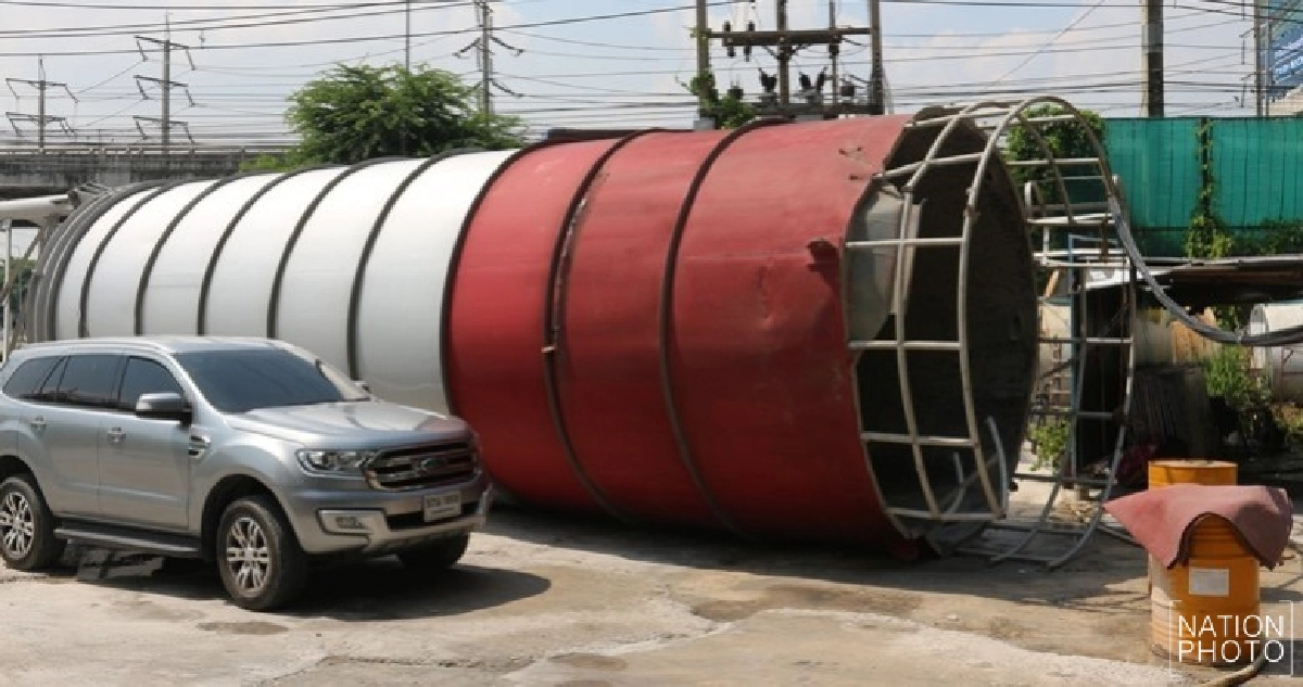 ผจก.แจงเหตุถังปูนระเบิด! ไร้เจ็บ-รถเสียหายเล็กน้อย