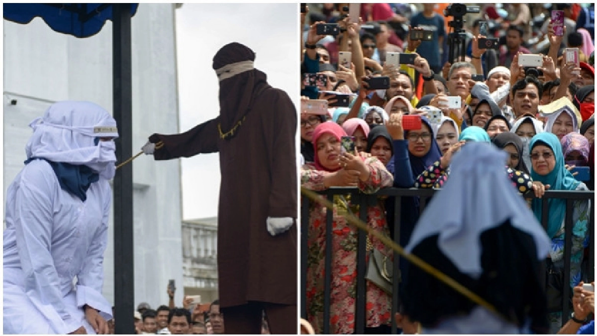  เชียร์กระหึ่ม!!อาเจะห์เฆี่ยนประจานหน้ามัสยิดอีกรอบ 