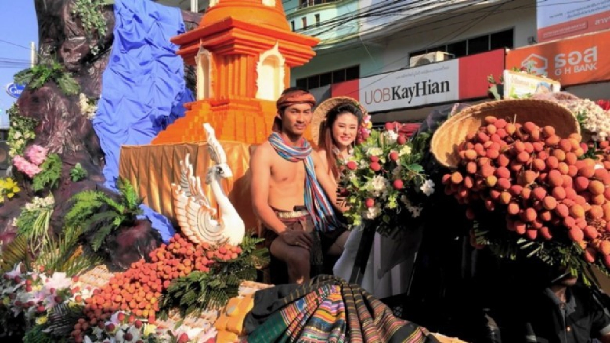  สุดตระการตาริ้วขบวนลิ้นจี่ของดีเมืองพะเยา สร้างมูลค่า 