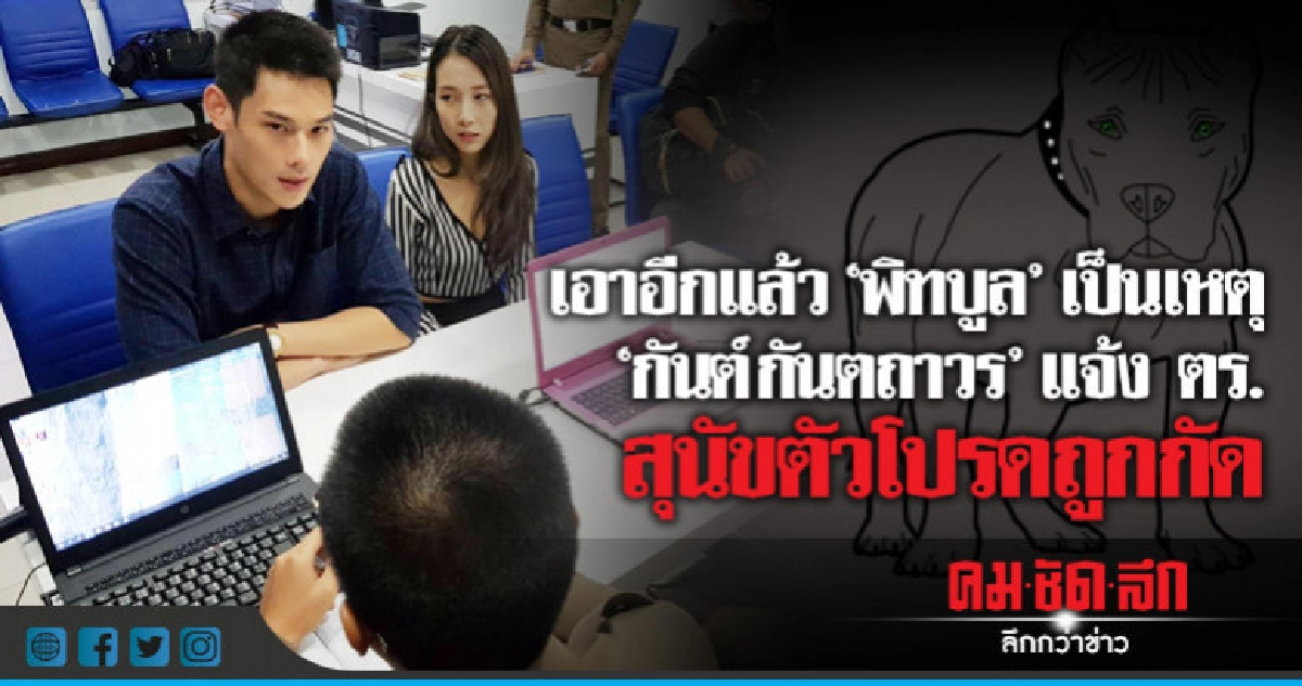 "กันต์ กันตถาวร" แจ้งความสุนัขตัวโปรด ถูก "พิทบูล" กัด "กันต์ กันตถาวร" แจ้งความสุนัขตัวโปรด ถูก "พิทบูล" กัด