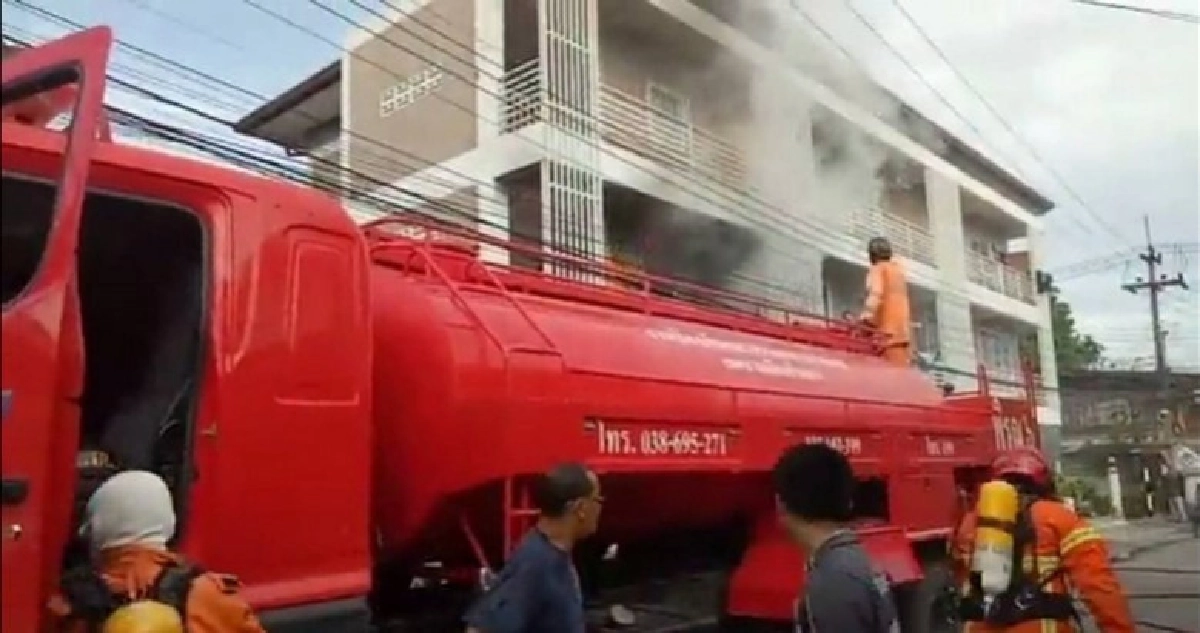ไฟไหม้บ้านคาดไฟฟ้าลัดวงจร