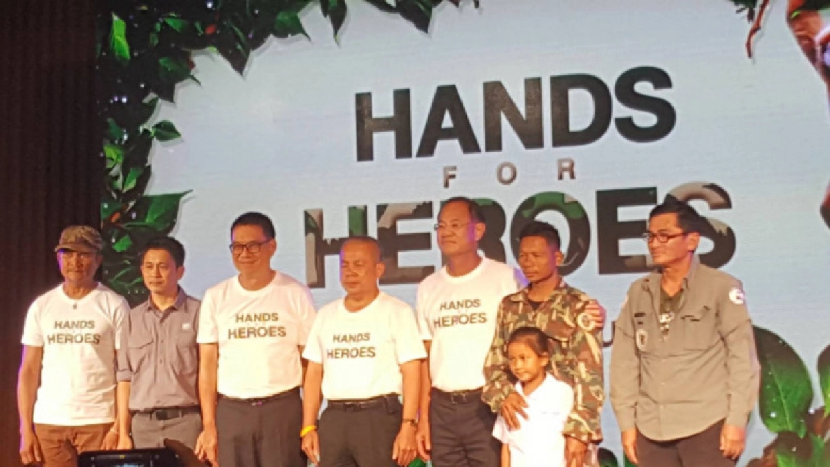 เปิดโครงการ "HANDS FOR HEROES" รวมมือเรา เพื่อคนเฝ้าป่า